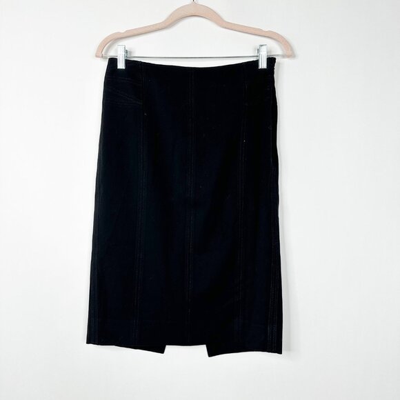 White House Black Market Classic Black Pencil Skirt - Picture 3 of 7